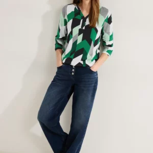 Top čierno-zelená Cecil