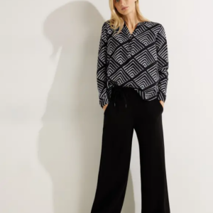 Tričko čierna-vzor Cecil