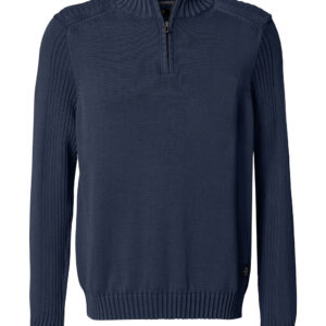 Pulóver so zipsom modrý  Pioneer