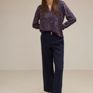 Blúzka fialová-vzor Street One