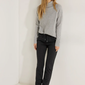 Nohavice čierna-vzor Cecil