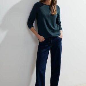 Pulóver petrolejová Cecil