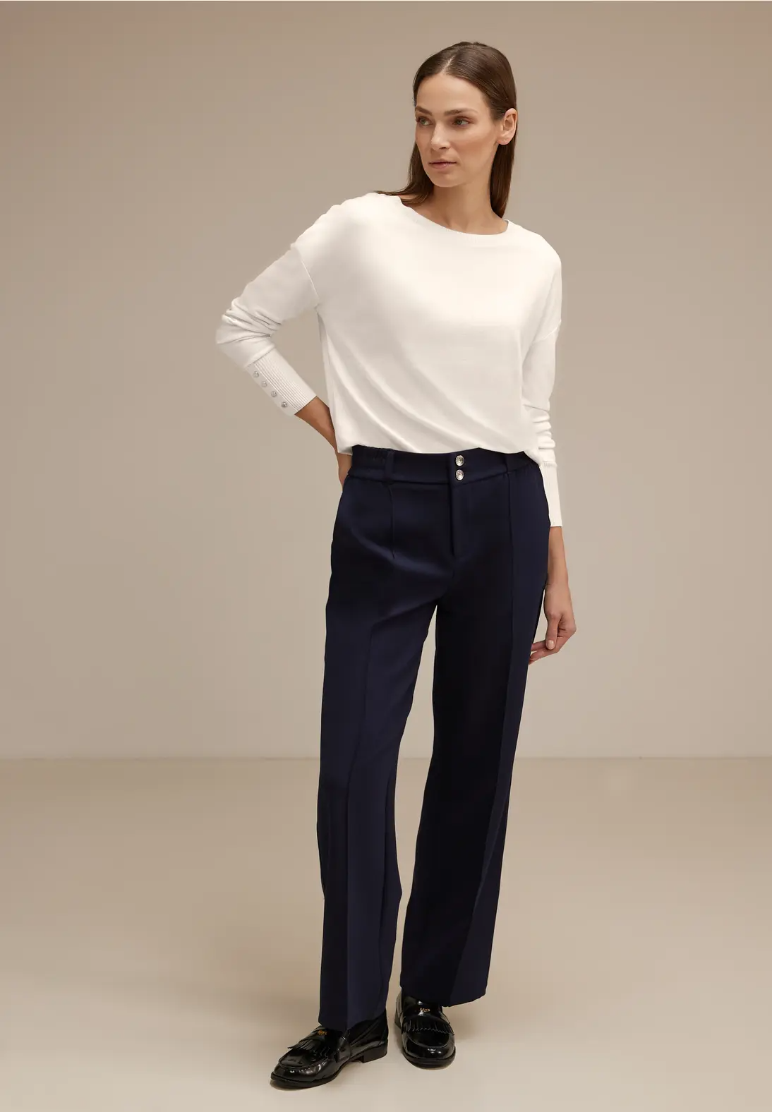 Pulóver maslová Street One