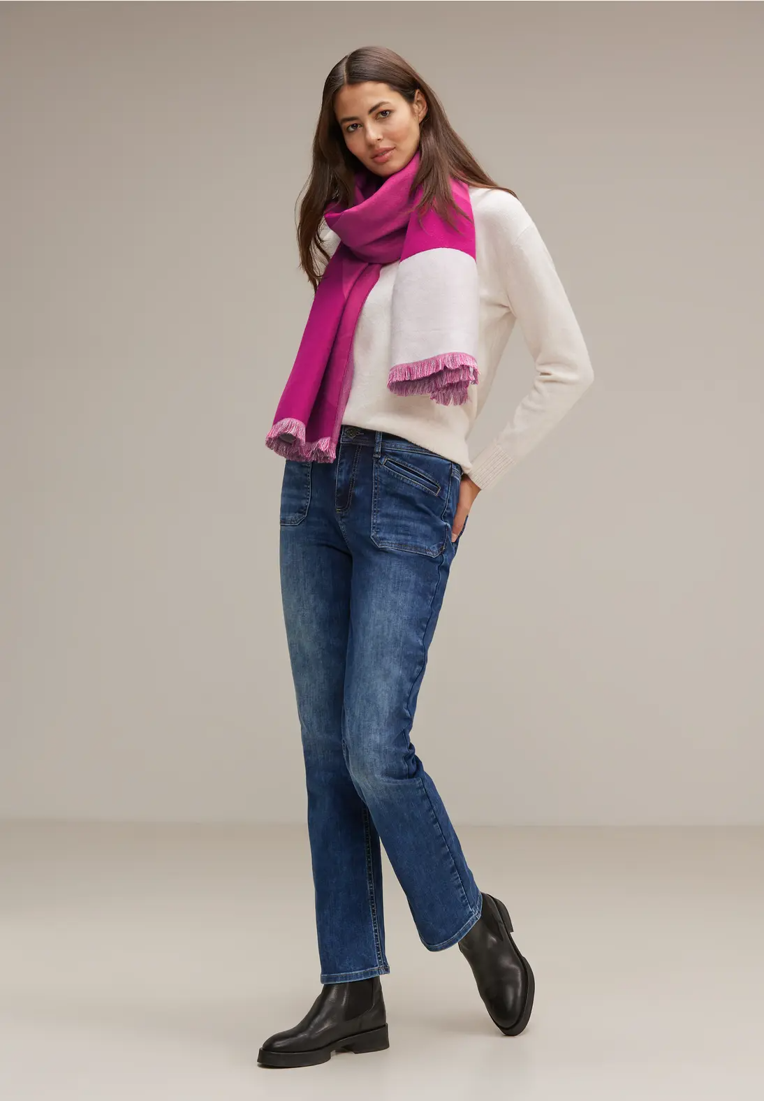 Šál cyklámenová Street One