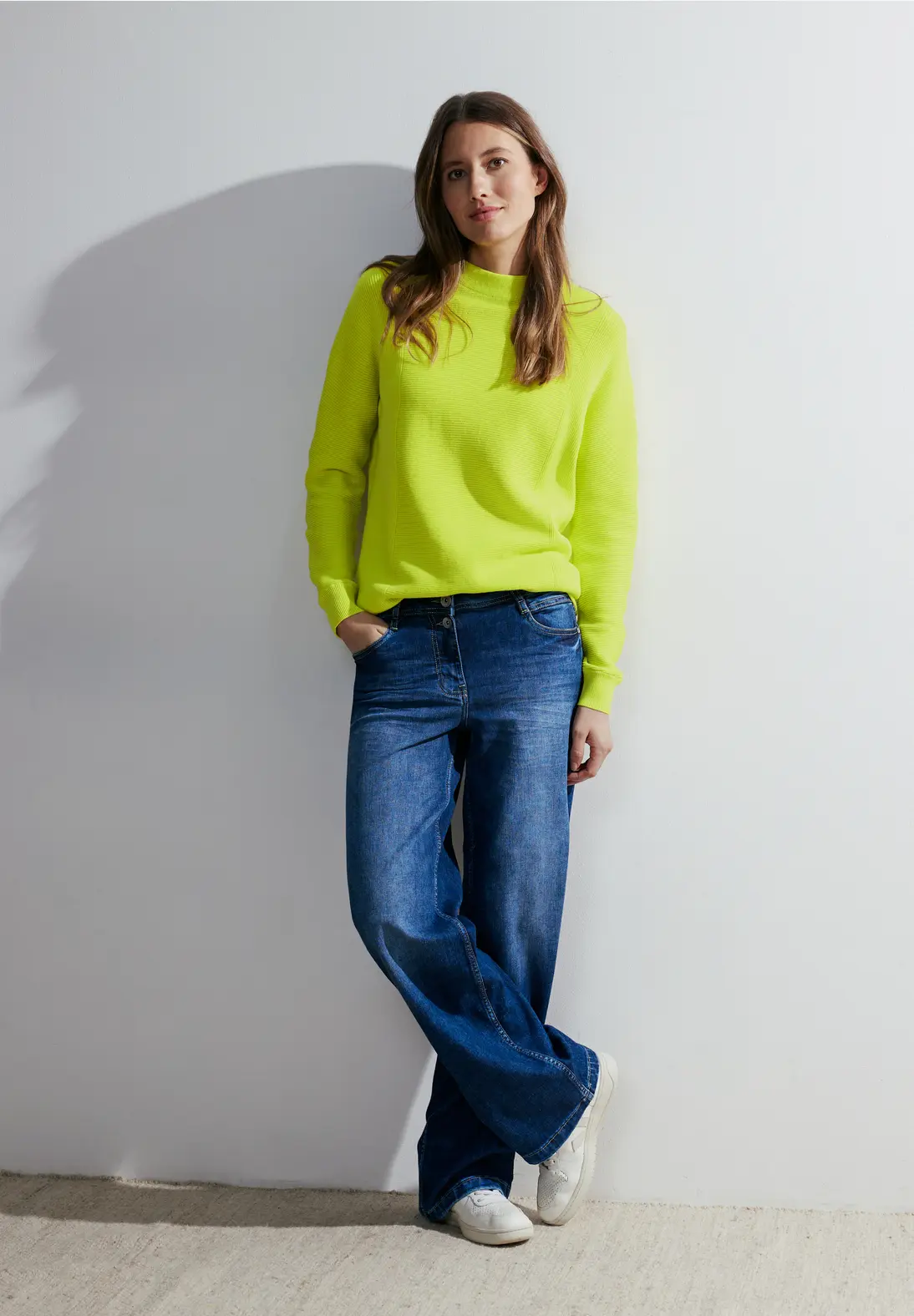 Pulóver limetka Cecil