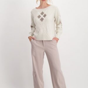 Pulóver béž Monari