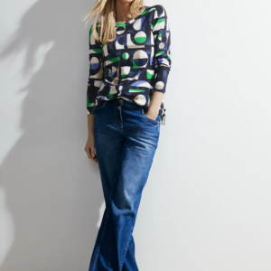 Tričko zelená-potlač Cecil