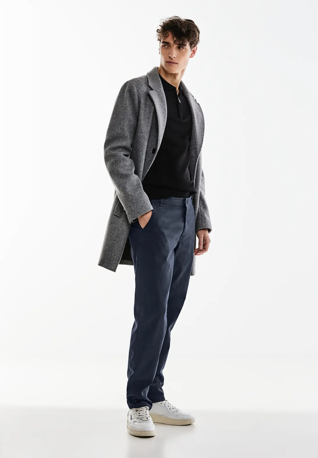 Nohavice modrá Street One