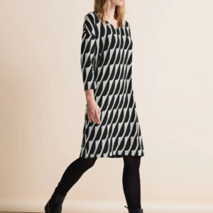 Šaty čierna-vzor Street One