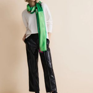 Šál zelená-potlač Street One