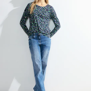 Tričko modrá-vzor Cecil