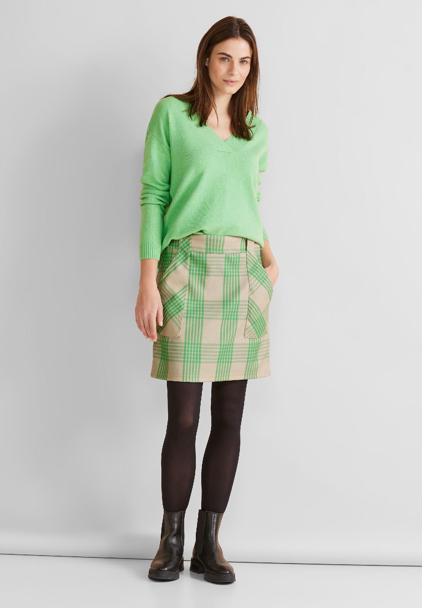 Sukňa piesková-vzor Street One