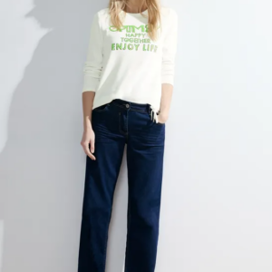 Tričko biela-potlač Cecil