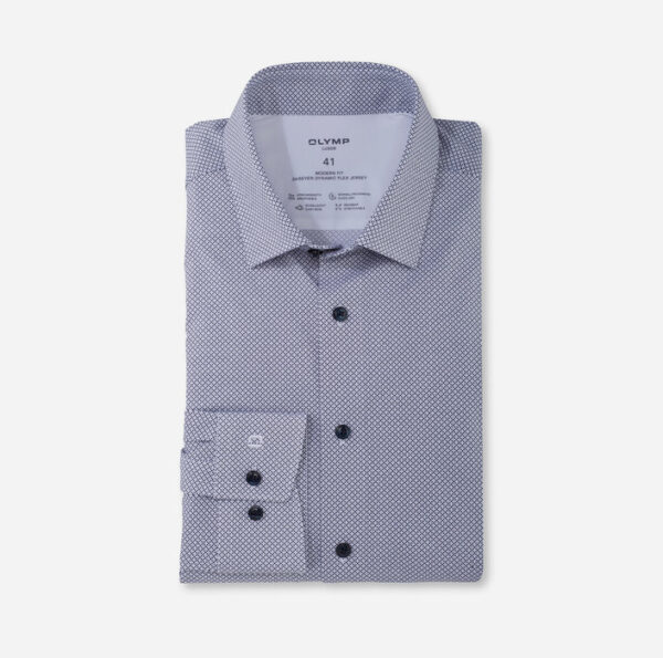 Košeľa biela-vzor Olymp