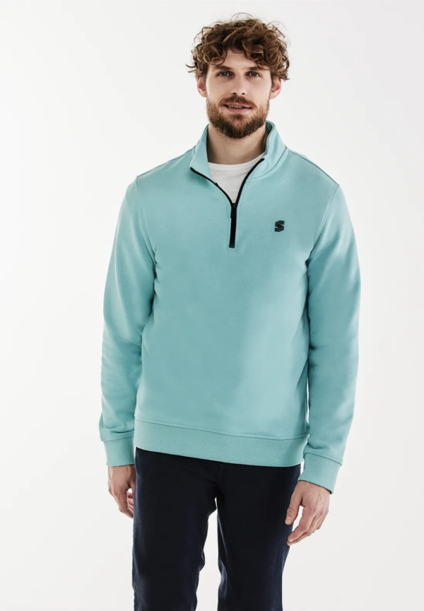 Mikina tyrkys Street One