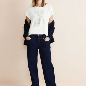 Tričko biela-potlač Street One