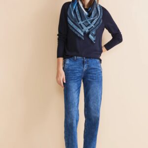 Šál modrá-potlač Street One