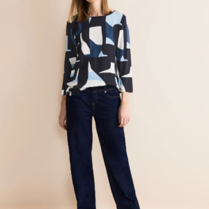 Top modrá-vzor Street One