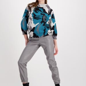 Sveter petrol-vzor Monari