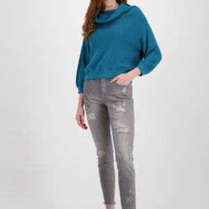 Pulover petrolej Monari