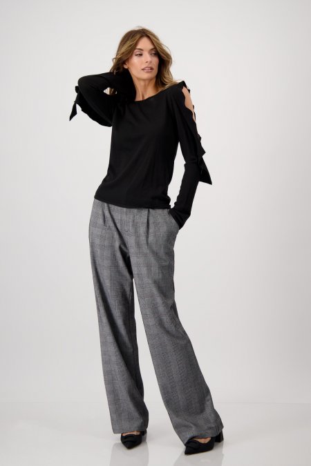 Nohavice sivá-vzor Monari