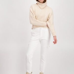 Nohavice biela Monari