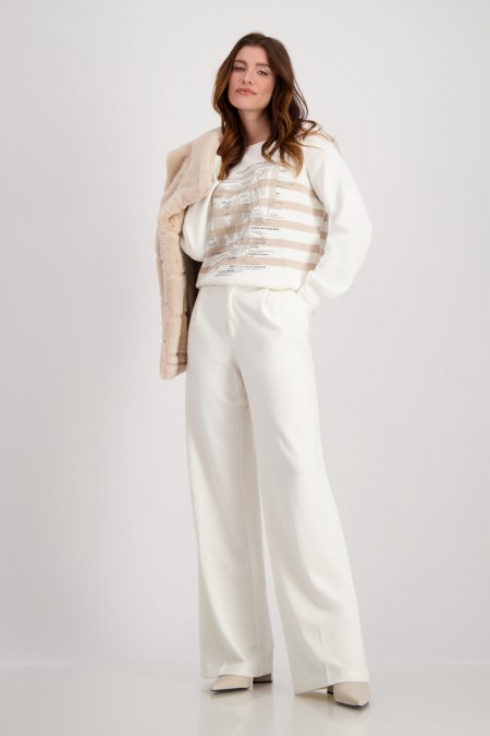 Nohavice biela Monari