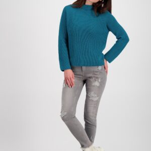 Pulóver petrolej Monari