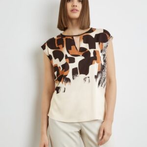 Blúzka béžová-vzor Taifun