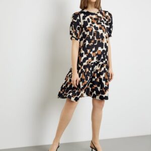 Šaty béžová-vzor Taifun