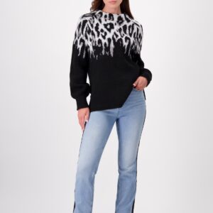 Pulover čierna-vzor Monari