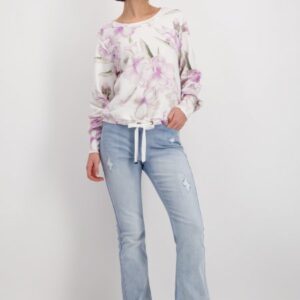 Mikina kvet-lila Monari