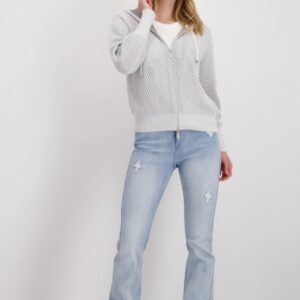 Kardigán sivá Monari