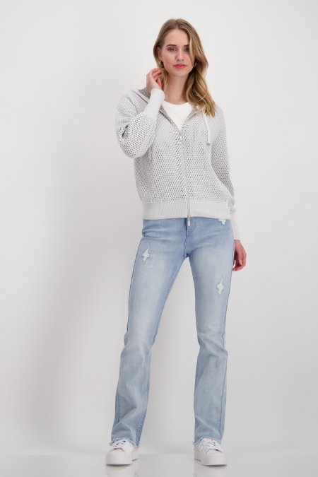 Kardigán sivá Monari