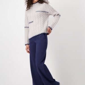 Nohavice tm.modrá Monari