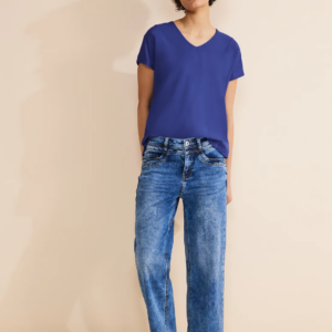 Tričko kráľovská modrá Street One