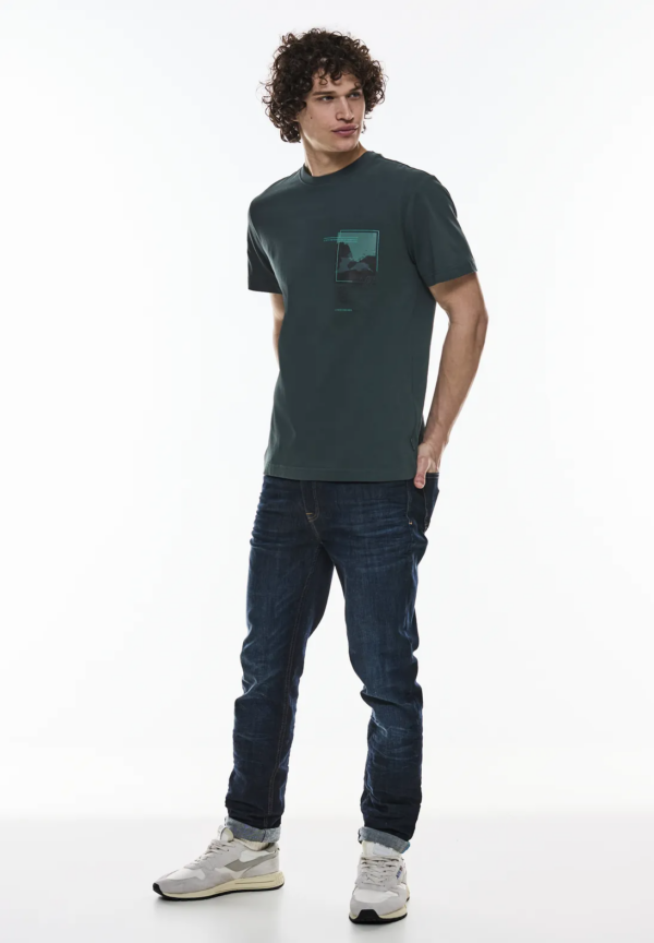 Tričko tm.zelená Street One