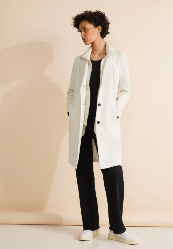 Plášť smotanová Street One