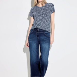 Top modrá-pásik CECIL