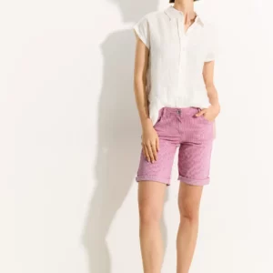 Bermudy ružová-pásik Cecil