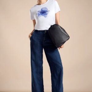 Tričko modrá-potlač Street One