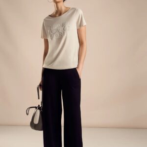 Tričko béž-potlač Street One