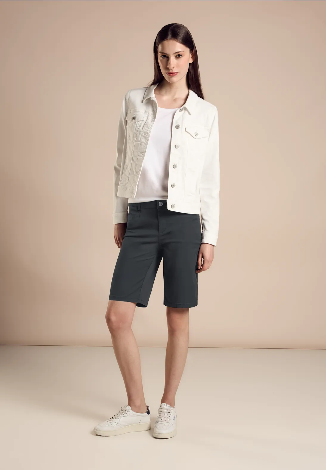 Bermudy šedá Street one