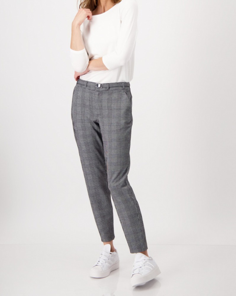 Nohavice sivá-káro Monari