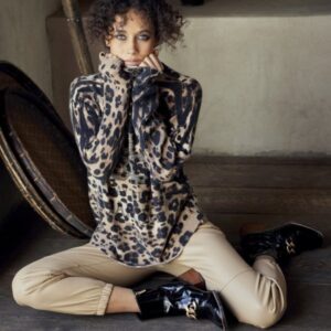 Pulóver béžová-vzor Monari