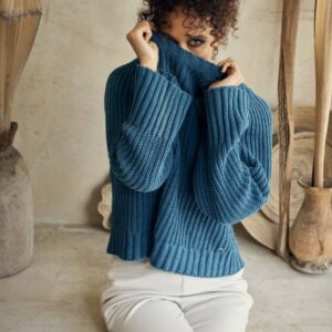 Pulóver petrolej Monari