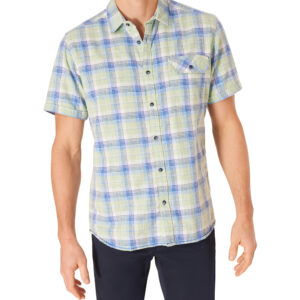 Košeľa zelená-kocka Pioneer