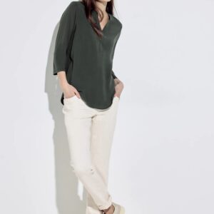 Blúzka khaki Cecil