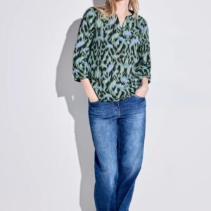 Blúzka kahki-vzor Cecil