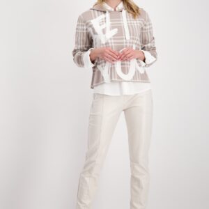 Pulover béž-vzor Monari